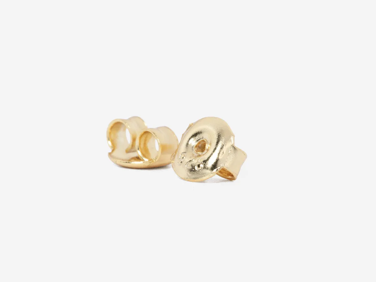 Baguette Emerald Studs