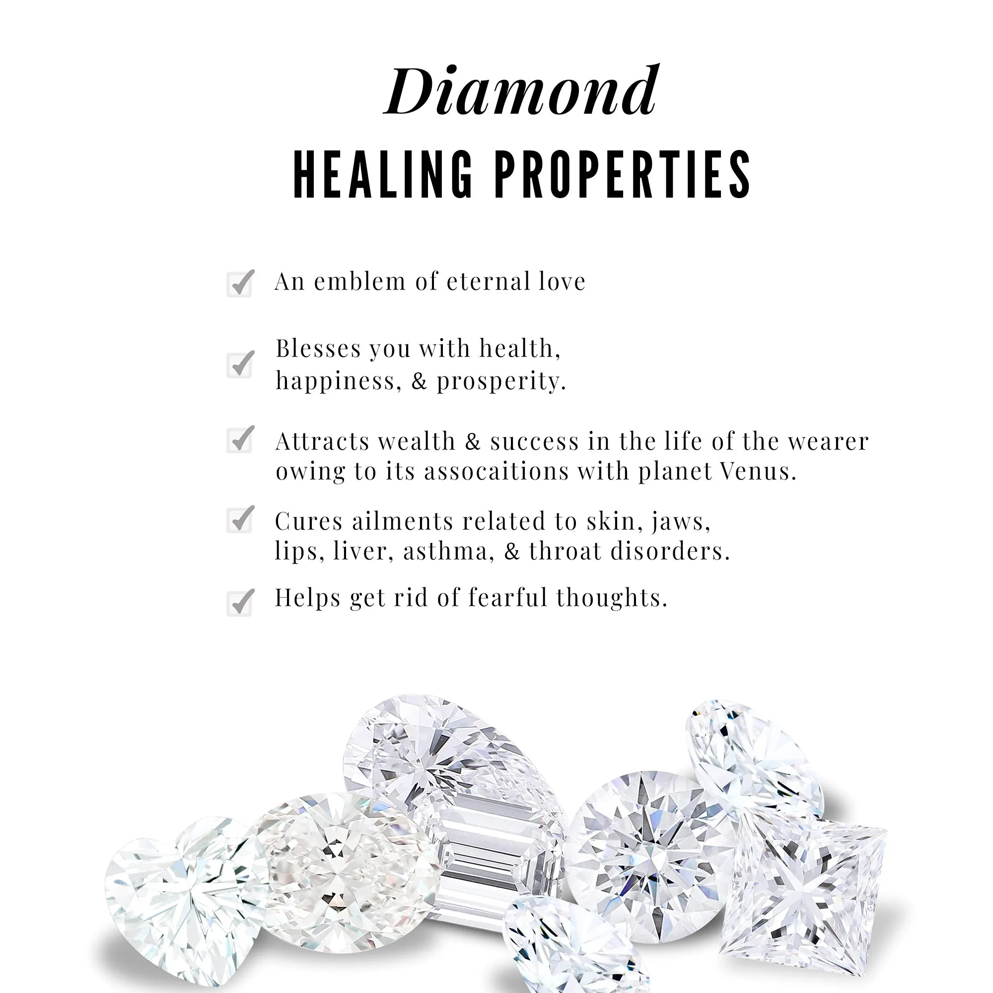 Certified Natural Diamond V Shaped Ring Enhancer