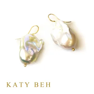 Delaney Fireball Freshwater Pearl Earrings