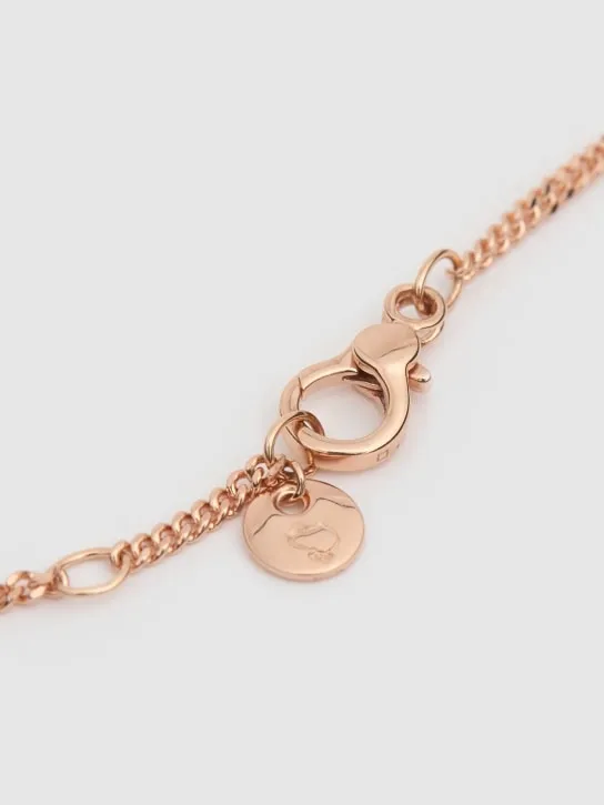 DoDo   9kt Heart synthetic ruby bracelet 