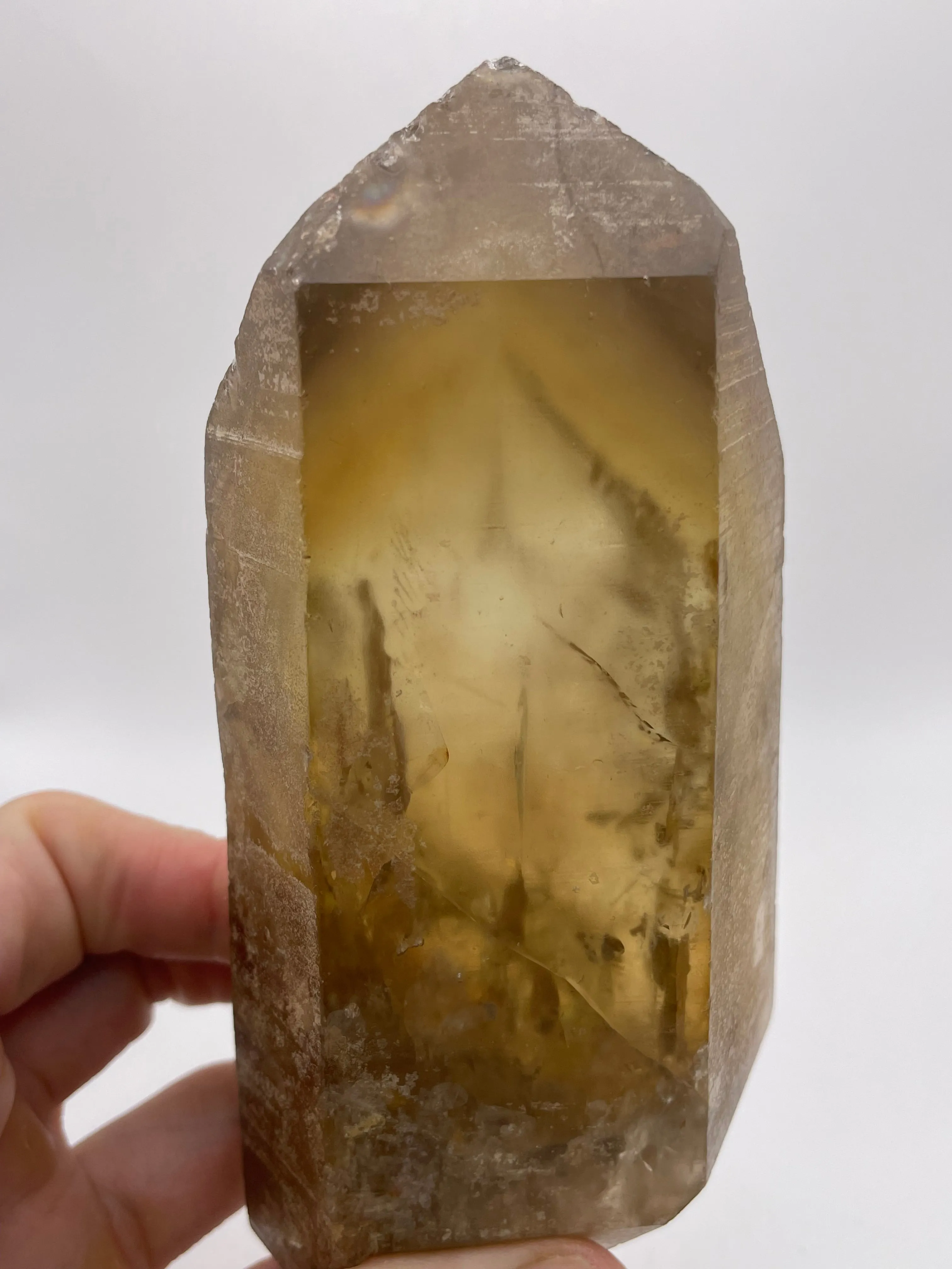 Double Terminated Natural Citrine From Mansa, Zambia