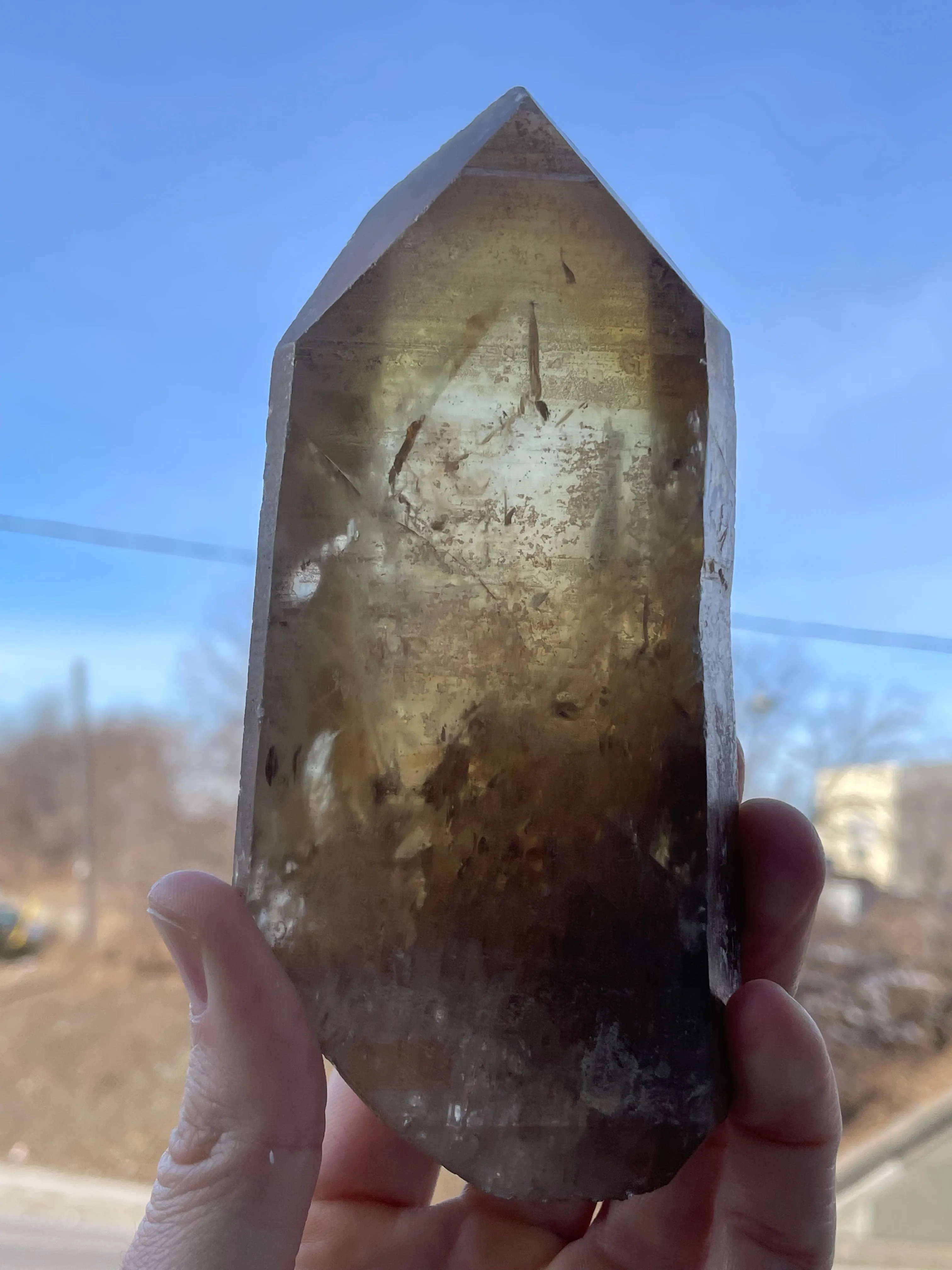 Double Terminated Natural Citrine From Mansa, Zambia