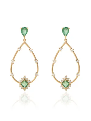 Emerald Drop Earrings