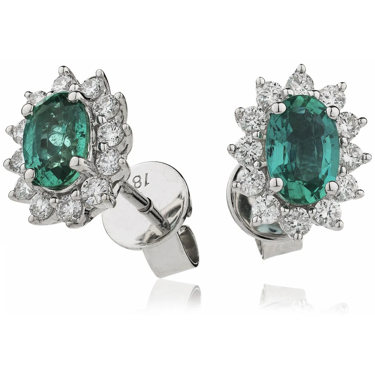 Emerald Earring Set 1.40ct - 2.00ct