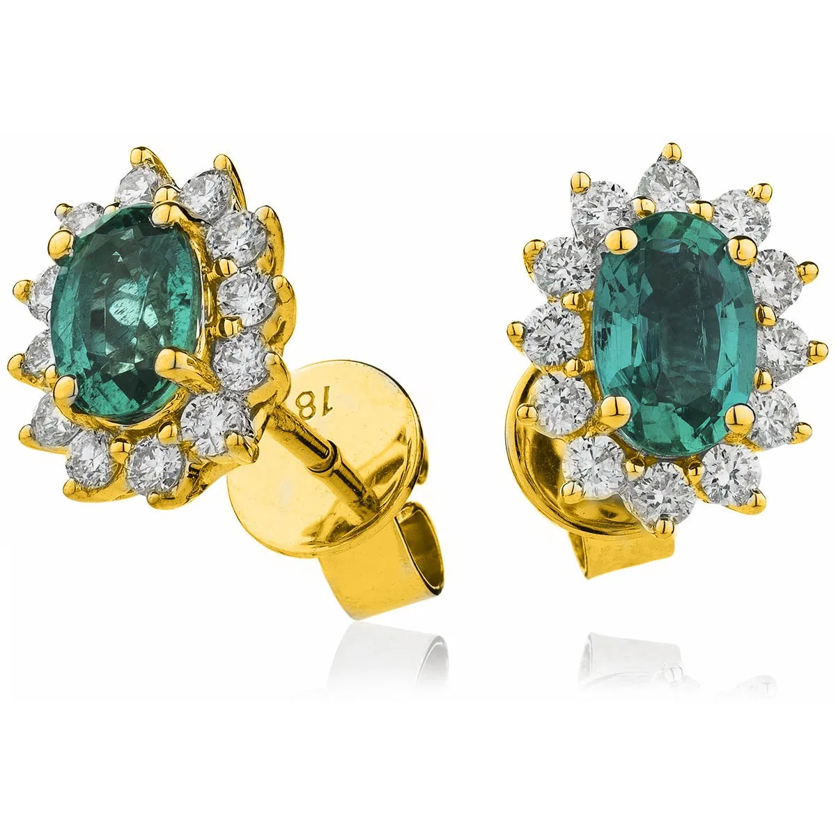 Emerald Earring Set 1.40ct - 2.00ct