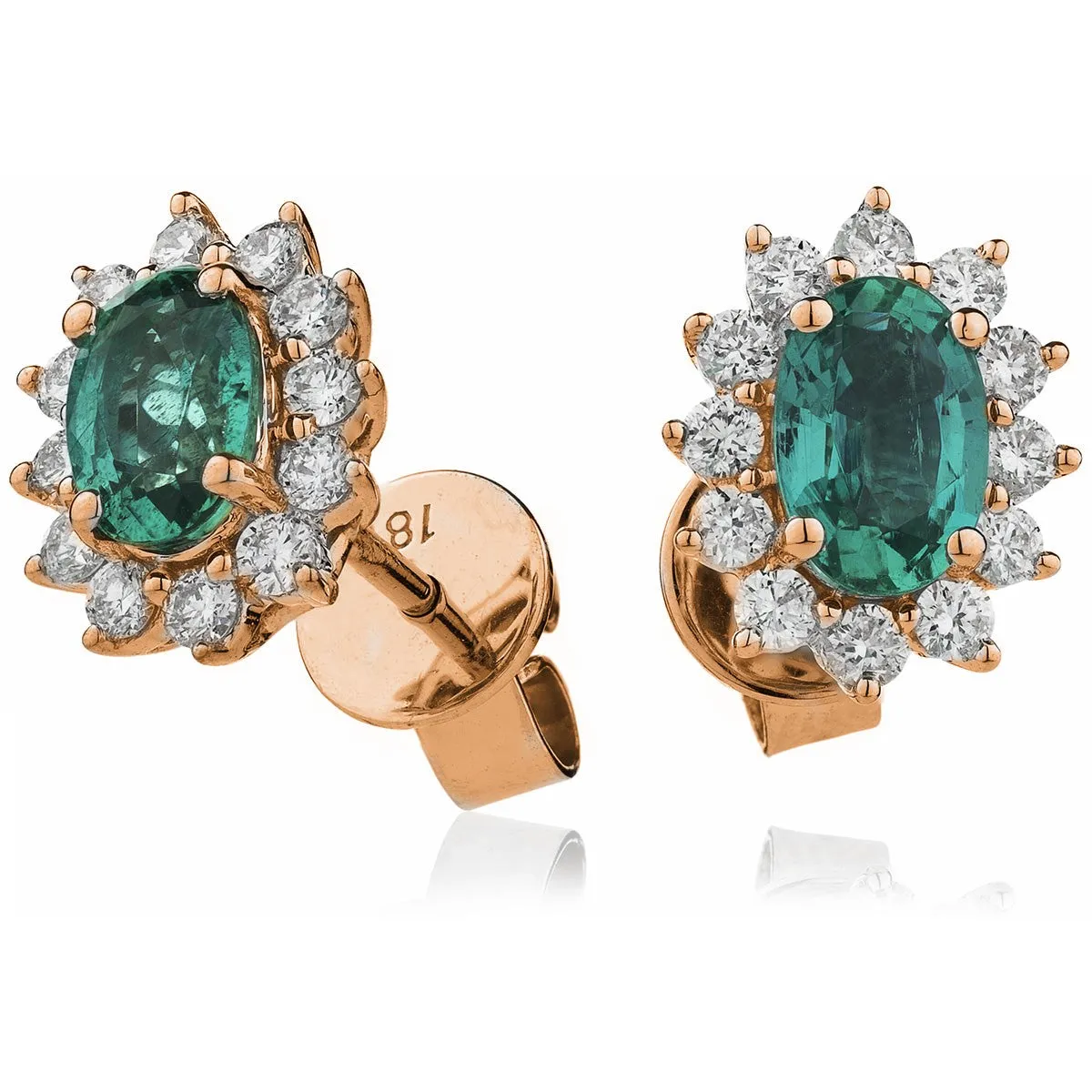 Emerald Earring Set 1.40ct - 2.00ct