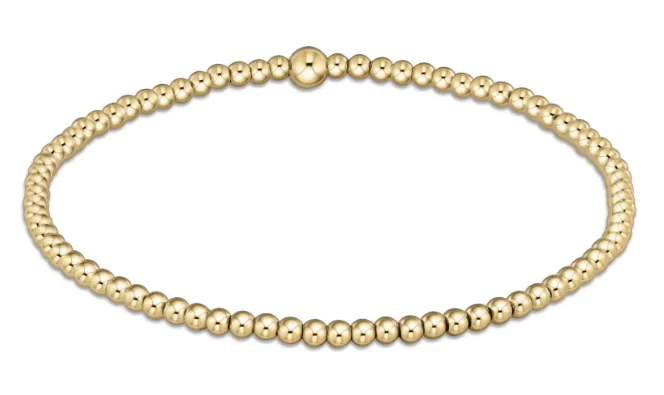 Enewton Classic Gold 2.5mm Beaded Bracelet