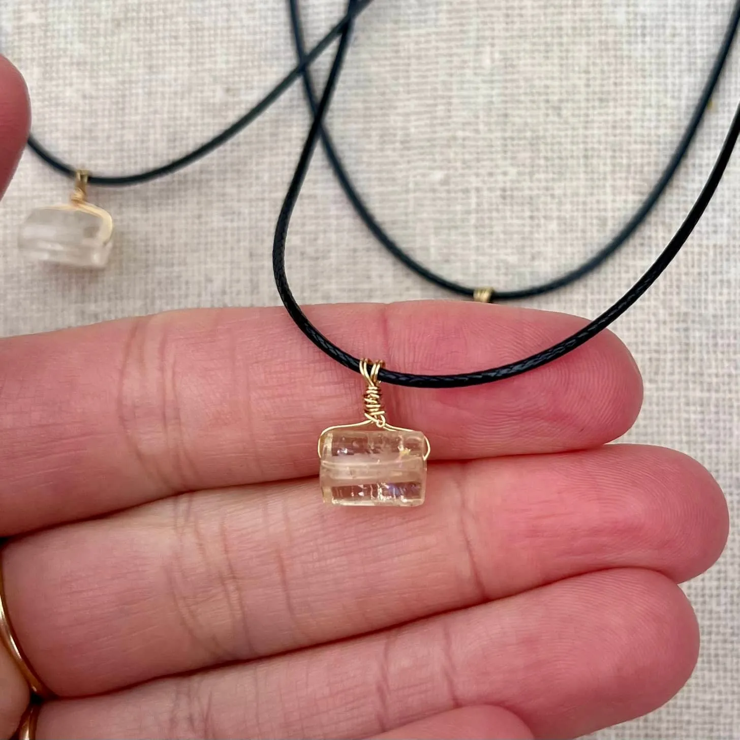 Eternity Pendant - Citrine