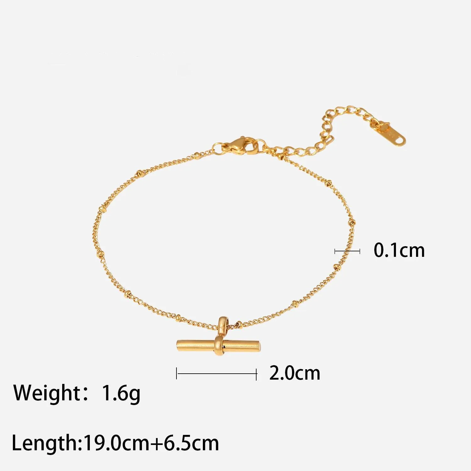 F13.Personalized Footwear Anklet