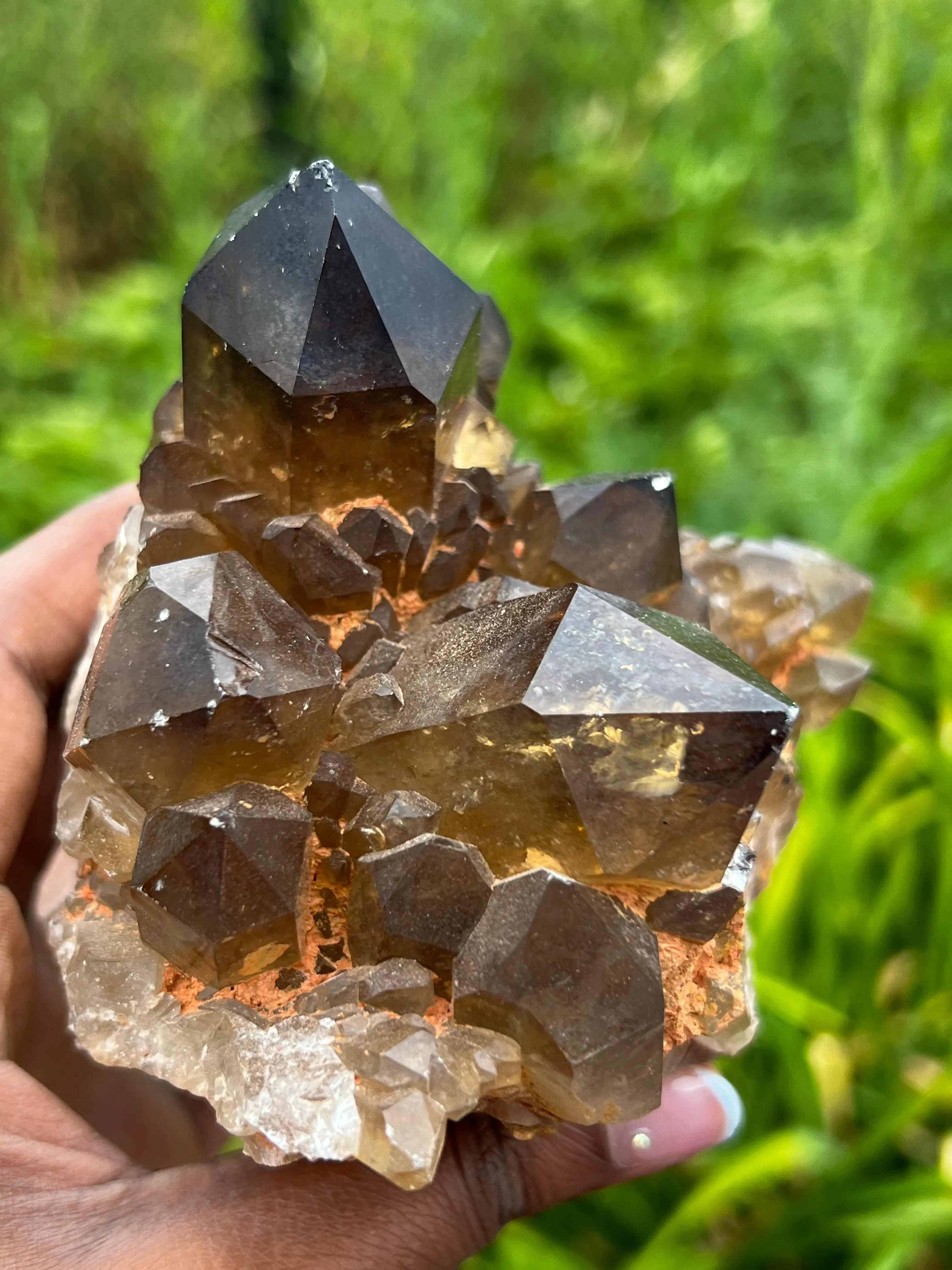 Giant Self-Standing Golden Kundalini Quartz Citrine, Democratic Republic of Congo, Lwena, Congo Citrine
