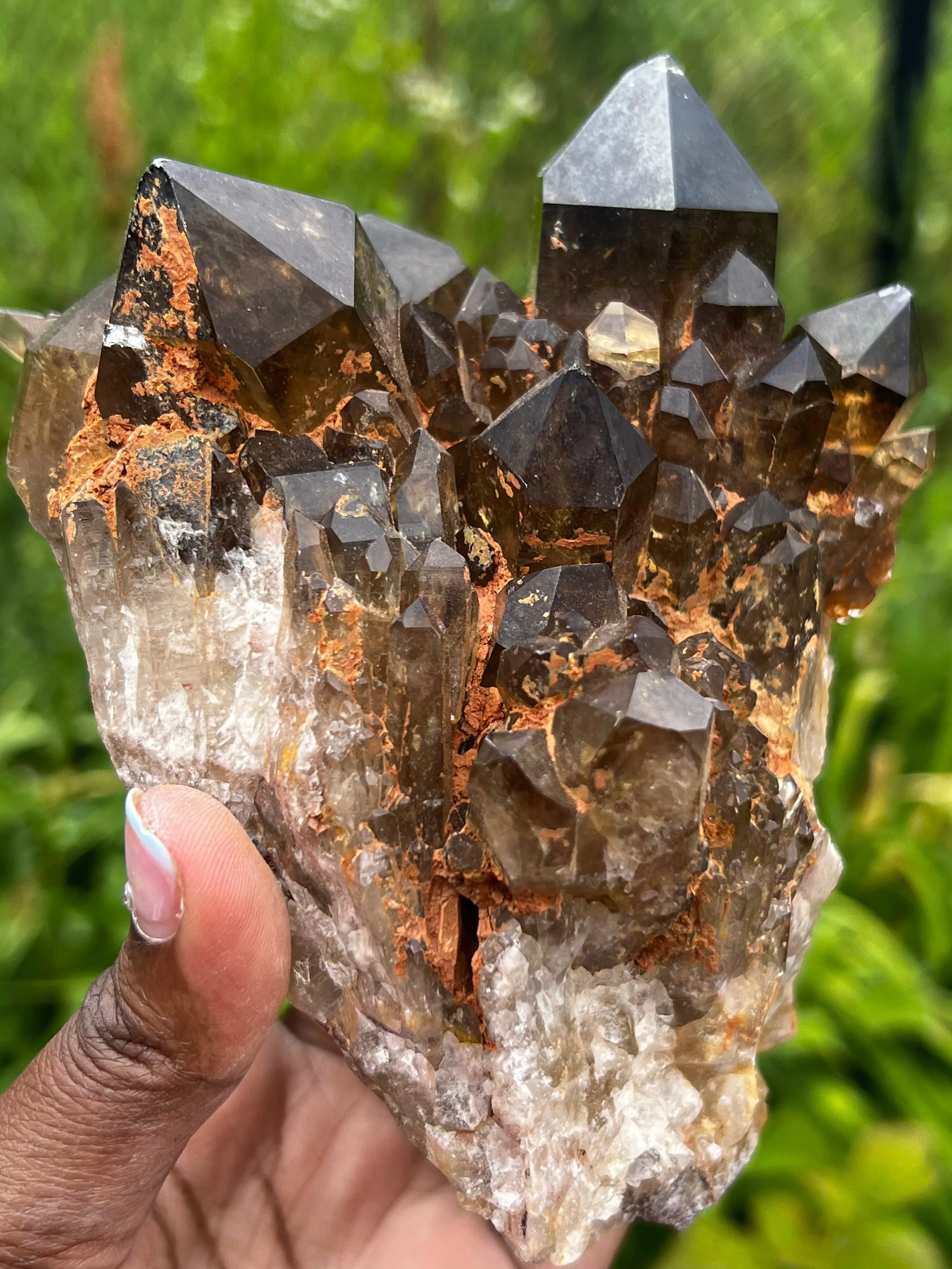 Giant Self-Standing Golden Kundalini Quartz Citrine, Democratic Republic of Congo, Lwena, Congo Citrine