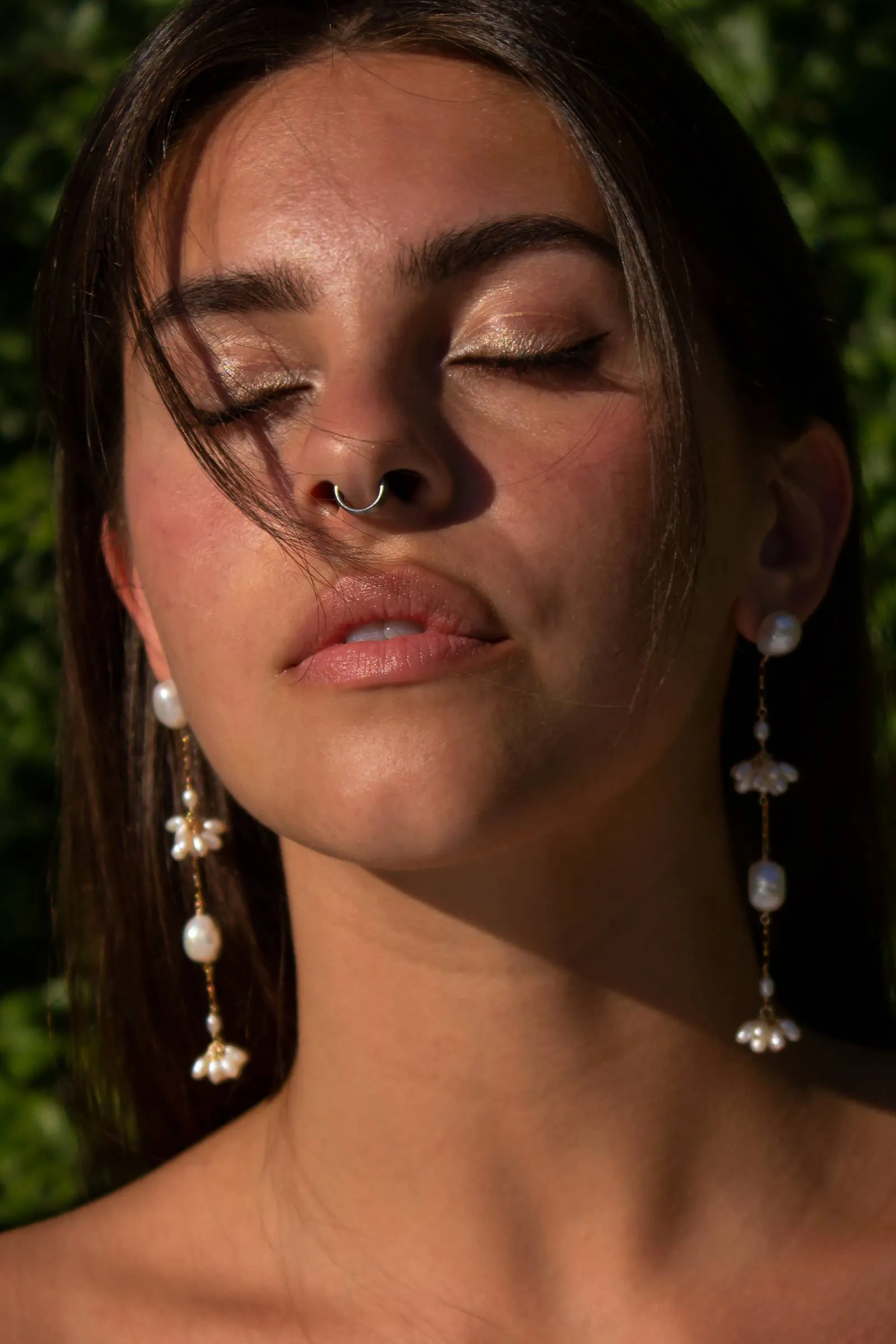 Long Fleurette Earrings