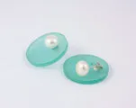 Mod Pearl Stud Earrings