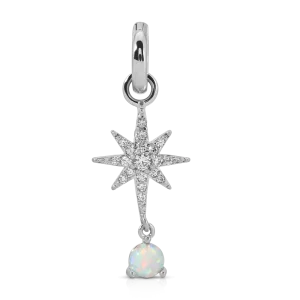 October Opal Birthstone Charm - Star (Rewards Store)
