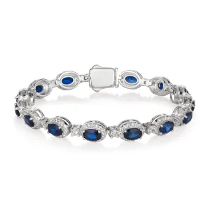 Oval Gem Art Deco Bracelet
