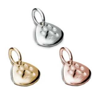 Pet Paw Personalised Silver Charm