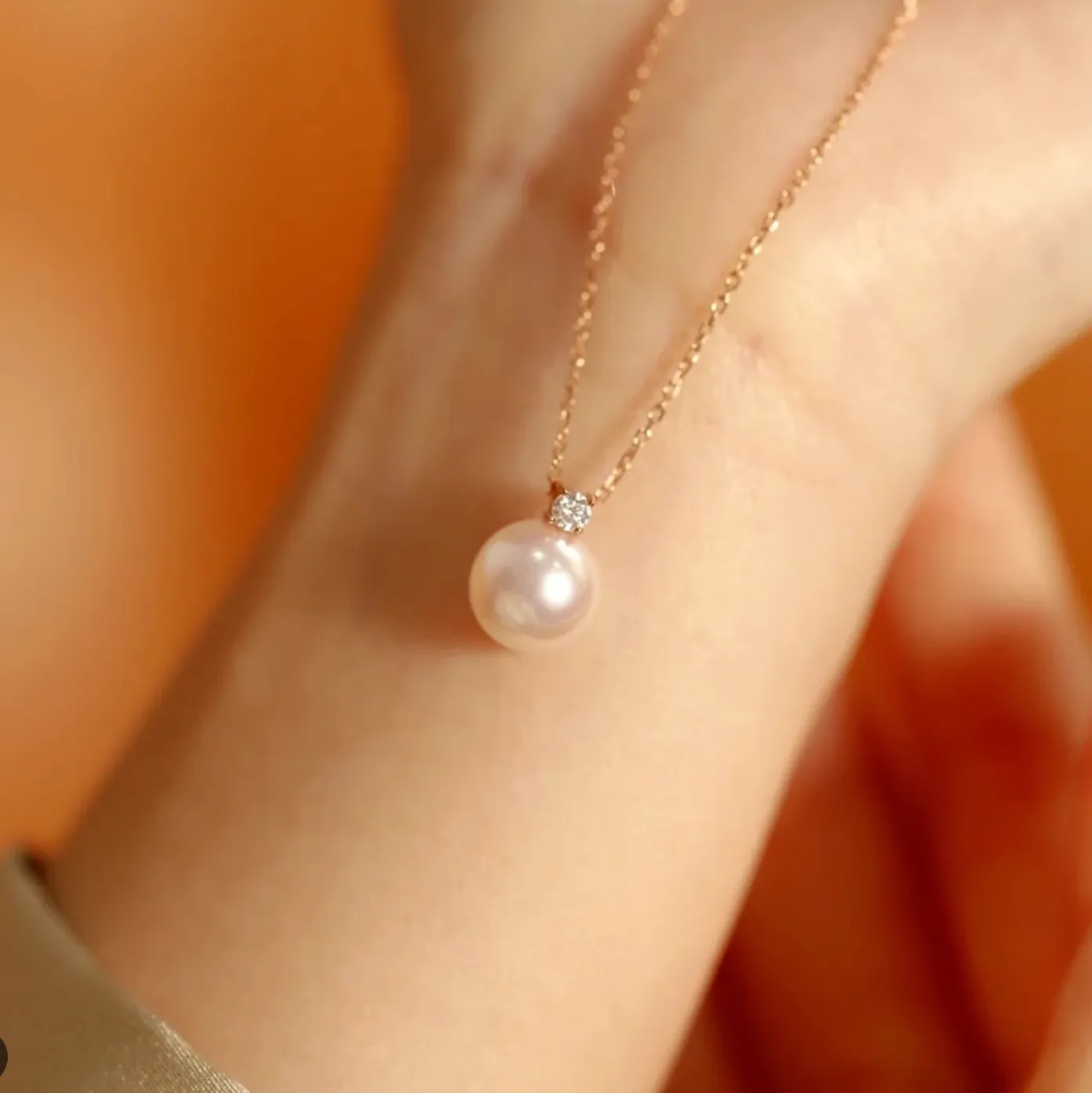 Princess Style Pearl Pendant Necklace