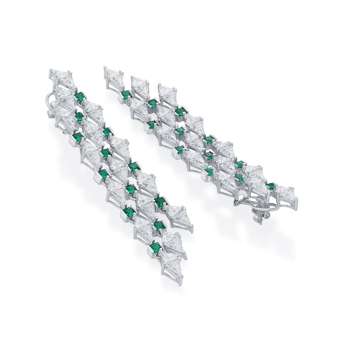 Provence 925 Silver Waterfall Earrings