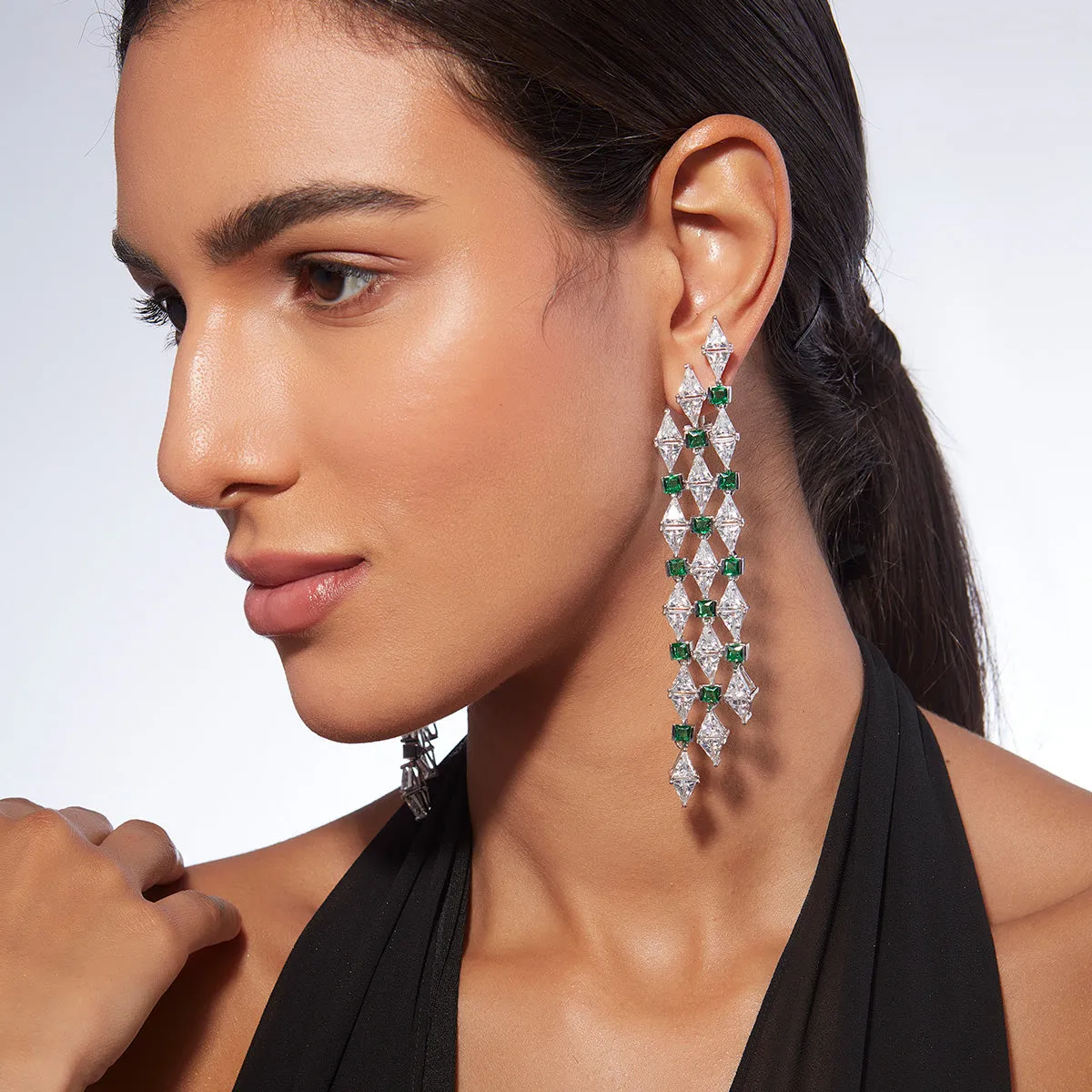 Provence 925 Silver Waterfall Earrings