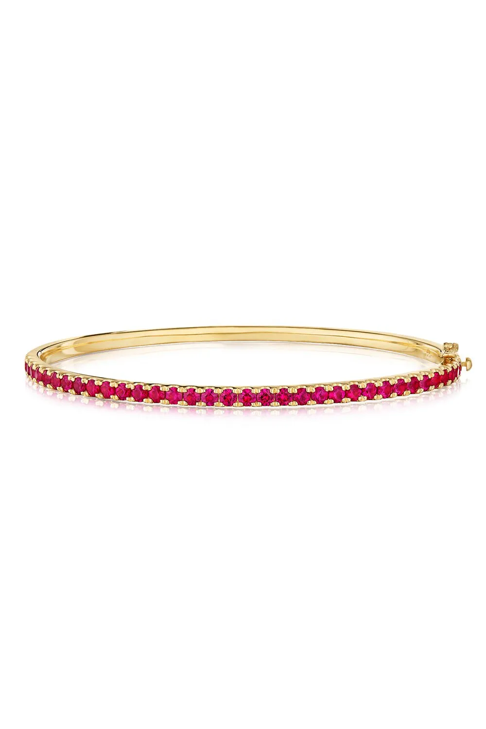 Ruby Bangle Bracelet