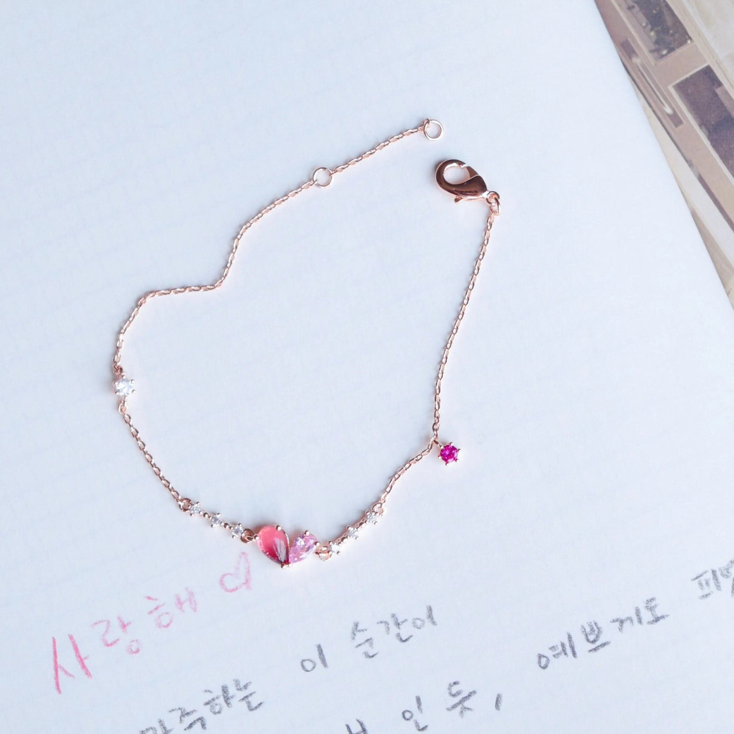 Ruby Hyacinth Bracelet