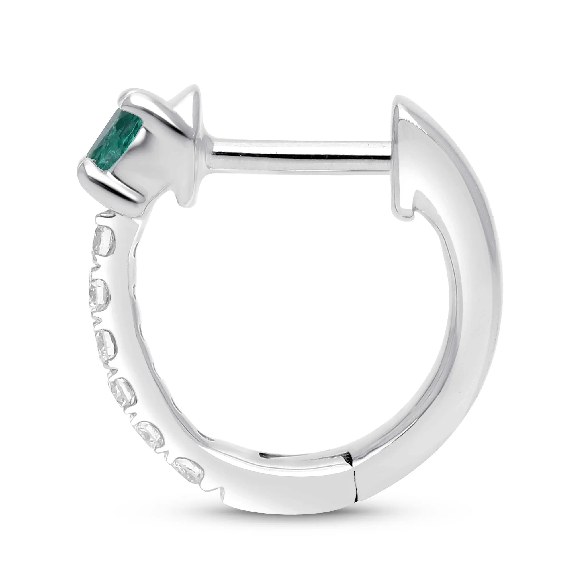 Stile Hoop Earrings - WG