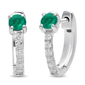 Stile Hoop Earrings - WG