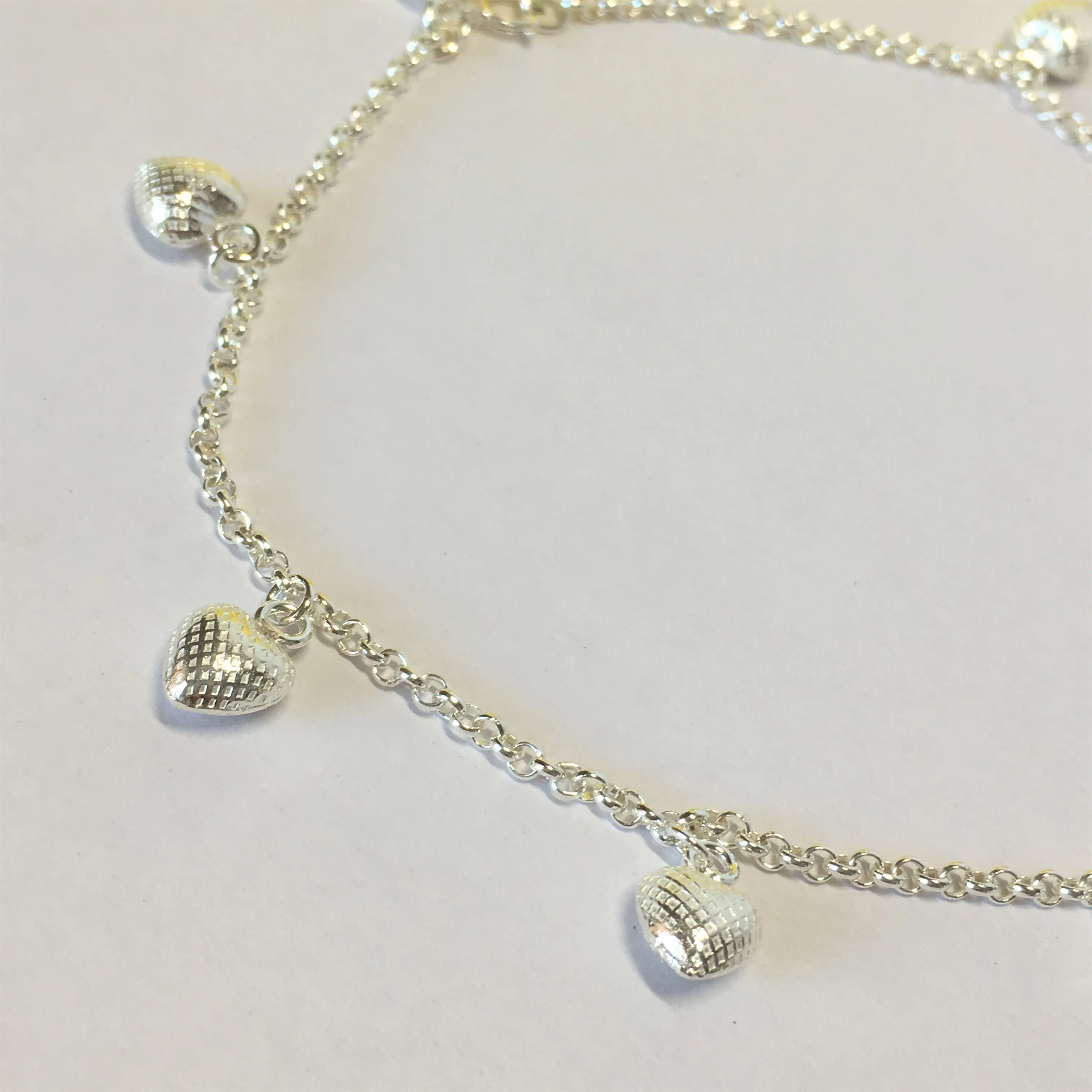 Strawberry Hearts Anklet - VANK124