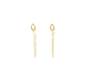 Teardrop Chain Earrings