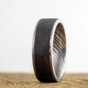 The Forged- Damascus and forged carbon fiber