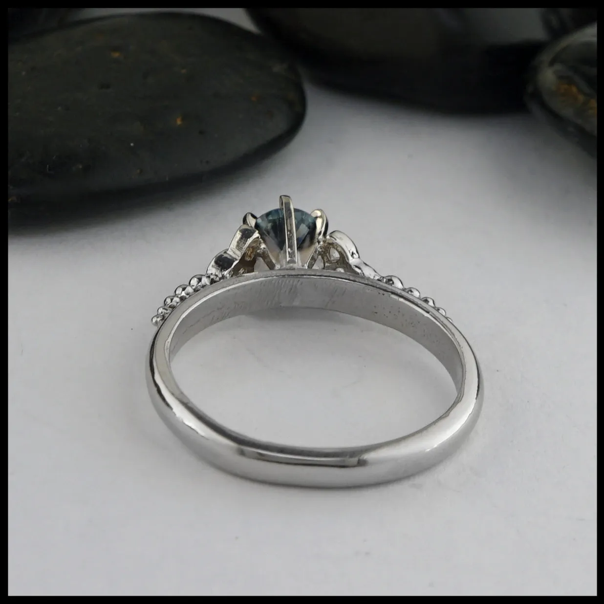 Trinity Knot Montana Sapphire Ring