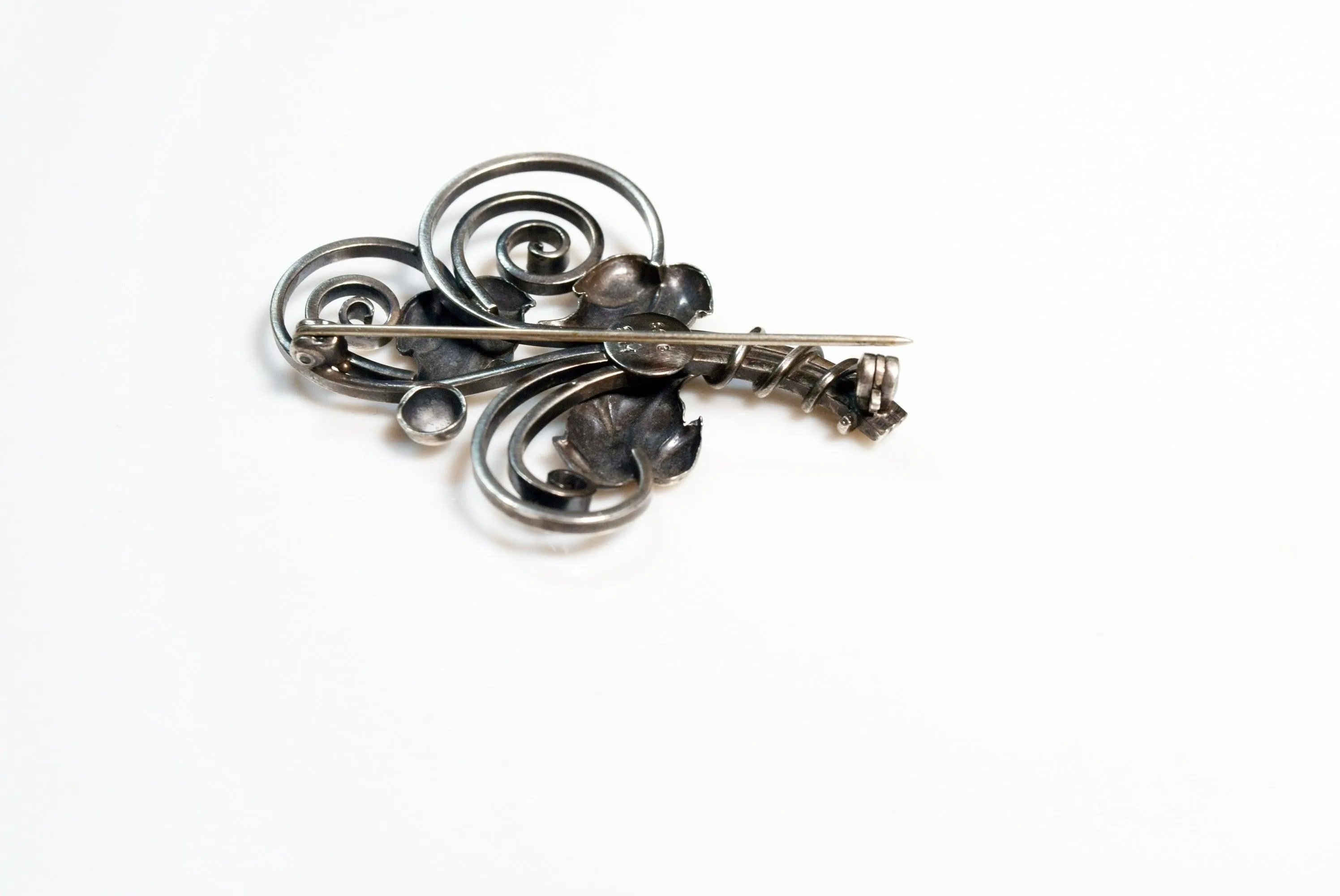 Vintage Danish Sterling Silver Hermann Siersbol Brooch