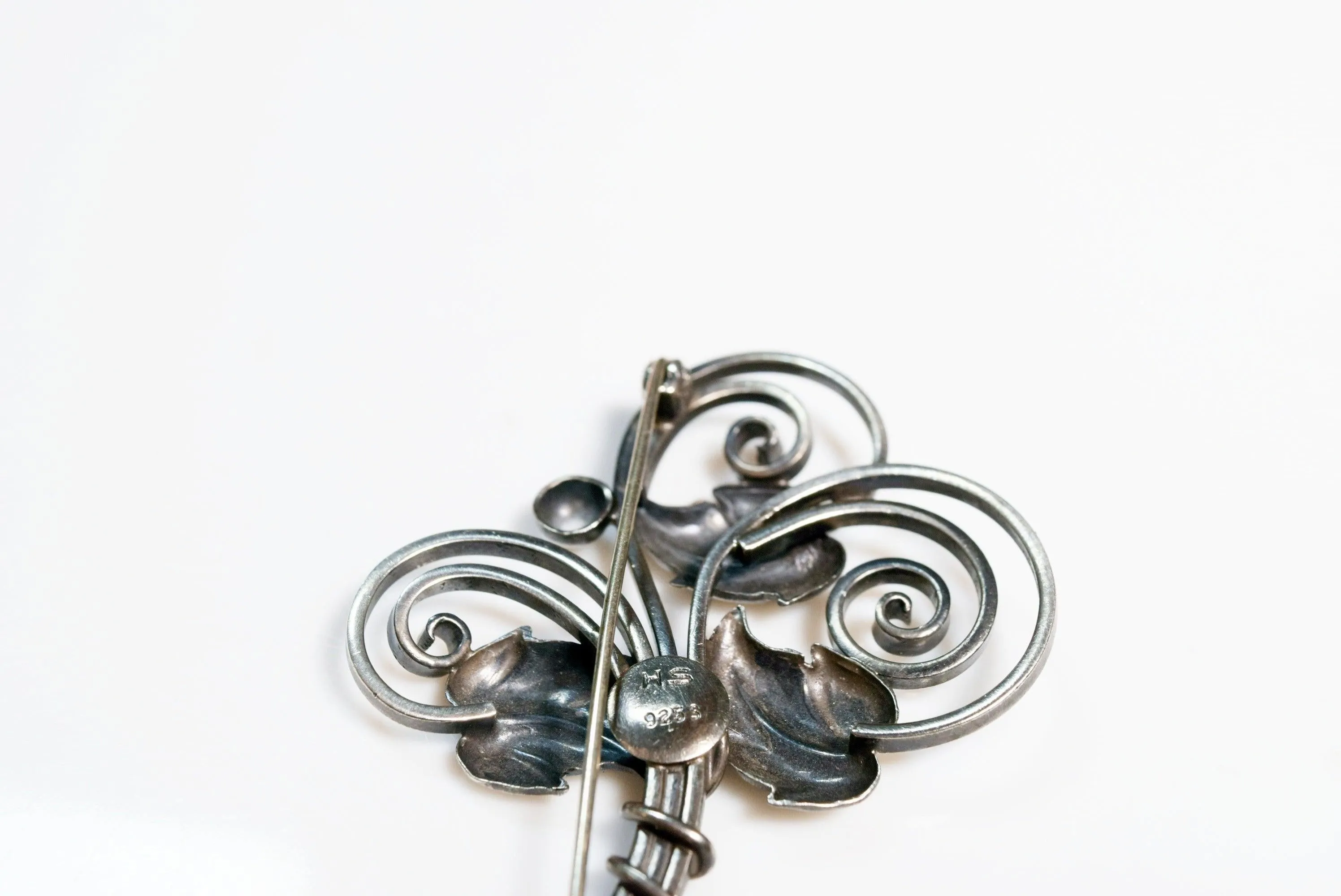 Vintage Danish Sterling Silver Hermann Siersbol Brooch